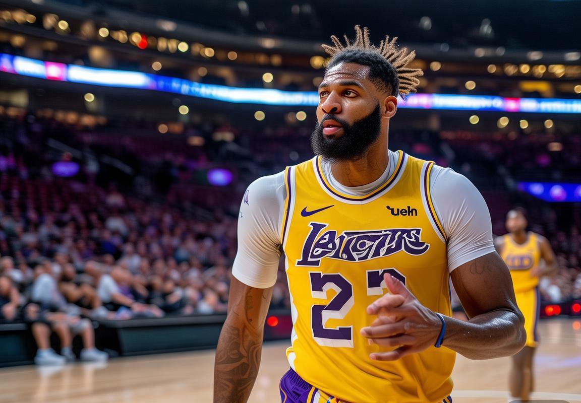 湖人洛杉矶德比：安东尼·戴维斯复出，比赛地板湿滑引关注，德安德烈·艾顿出战升级内线对决
